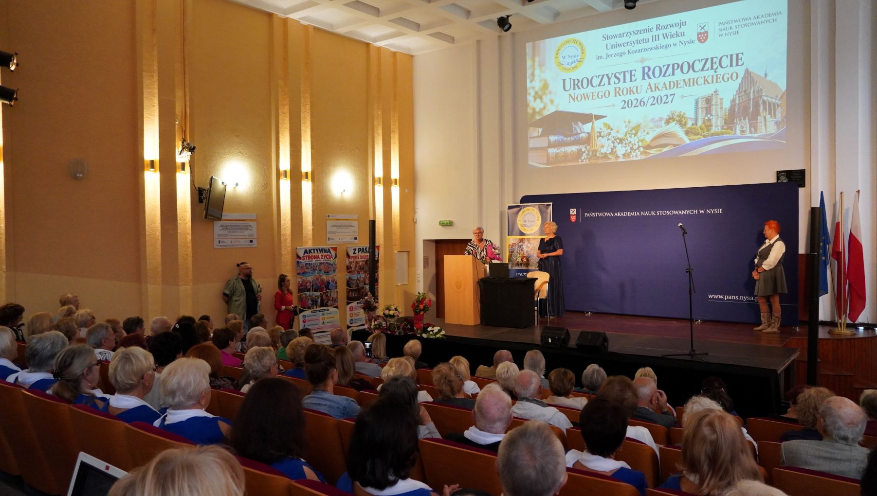Uroczysta inauguracja roku akademickiego 2026/2027 UTW Nysa w auli PANS